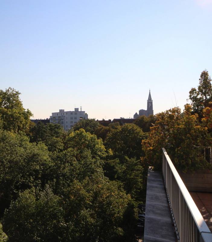 VENDU - CONTADES SUR PARC rue des Arquebusiers Attique 368 m² vue Cathédrale Terrasse 150 m² sud 3 Garages