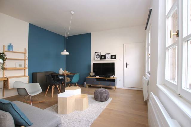 VENDU - STRASBOURG - CENTRE VILLE – QUAI DES BATELIERS - 15 MIN. A PIEDS / 6 MIN A VELO FAC DE MEDECINE - APP. RENOVE 2 PIECES 42,56 M²