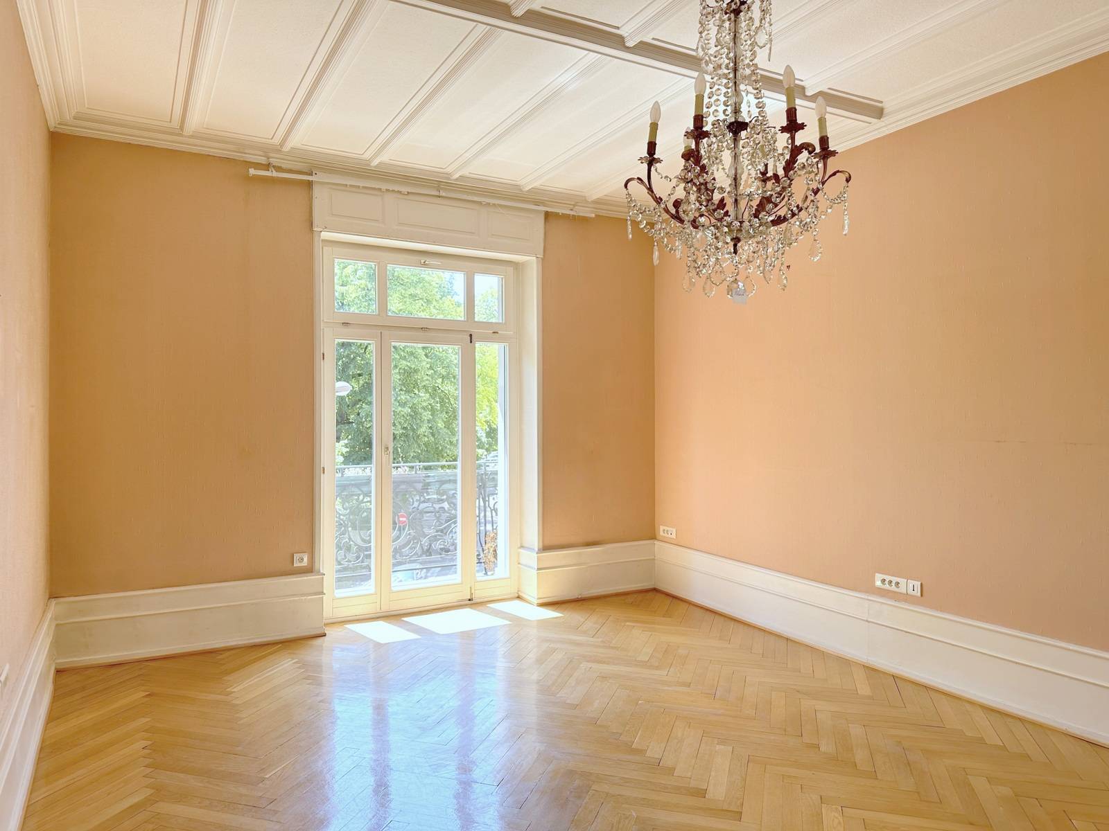 VENDU - RARE - STRASBOURG CONTADES SUR PARC – APPARTEMENT BOURGEOIS TRAVERSANT - 6 PIECES - 189 M² - ASCENSEUR – CAVE – GRAND GARAGE