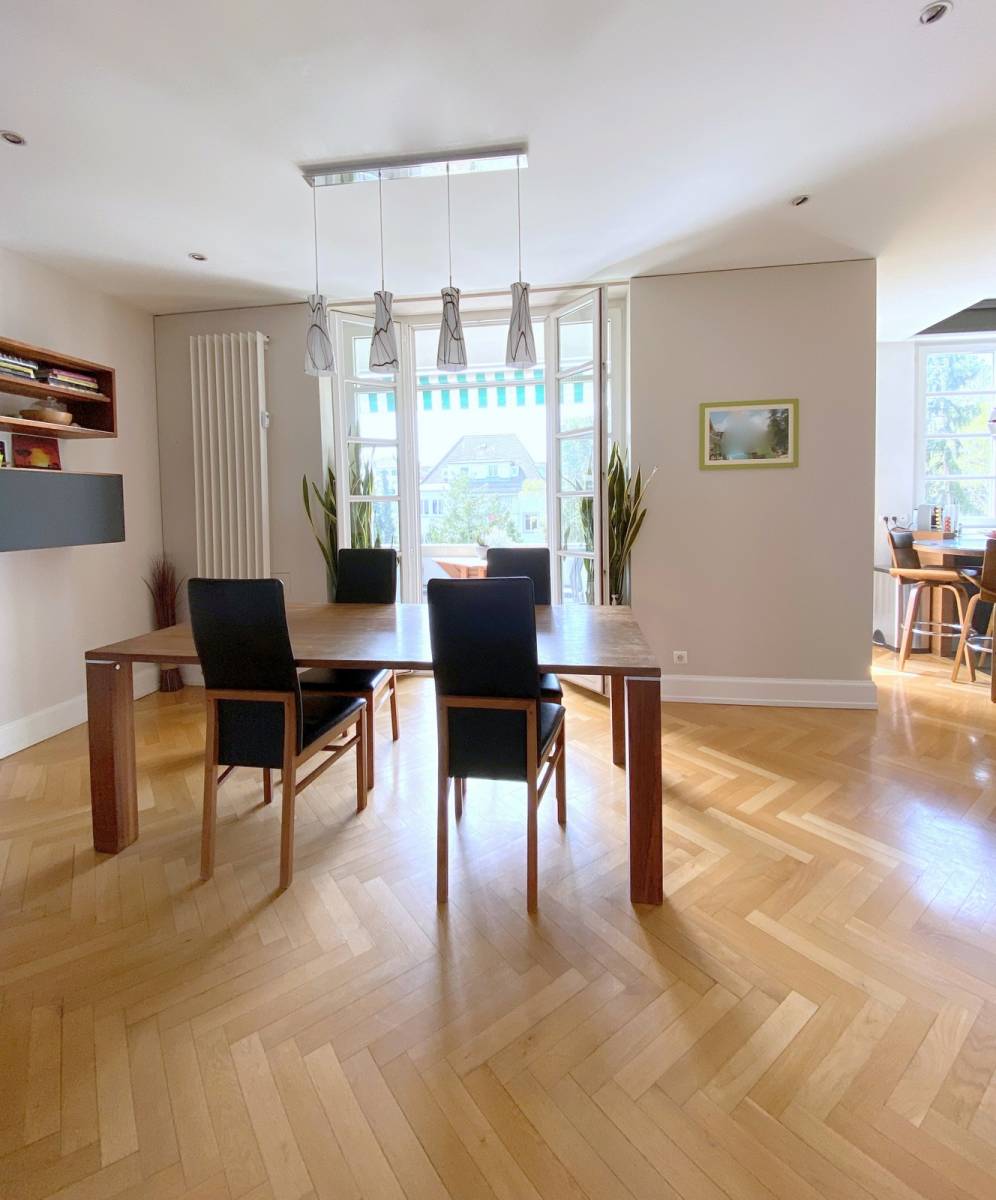 VENDU - RARE ORANGERIE DERNIER ETAGE 5 PIECES AVEC JARDIN PRIVATIF 300 m² + 2 CHAMBRES