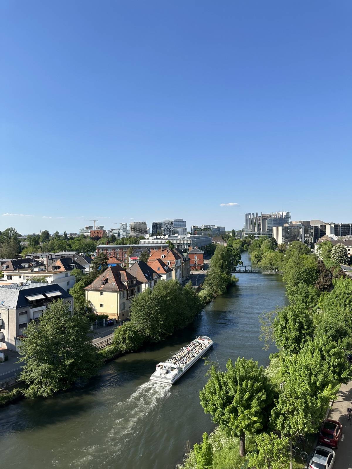 VENDU - STRASBOURG – ORANGERIE – QUAI ROUGET DE LISLE – ETAGE ELEVE –  5 PIECES – TERRASSE - CAVE – STATIONNEMENT