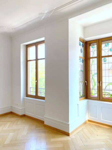 STRASBOURG - ORANGERIE - APPARTEMENT  BOURGEOIS CLIMATISE 7 PIECES 206 M² TERRASSE 37M² POSS. GARAGE
