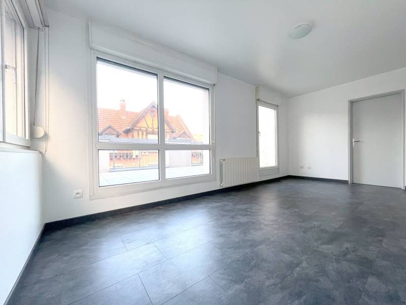 VENDU - STRASBOURG - NEUDORF – Appartement 2 pièces 54 m² - Terrasse 16 m² - ascenseur accessible plain-pied - parking