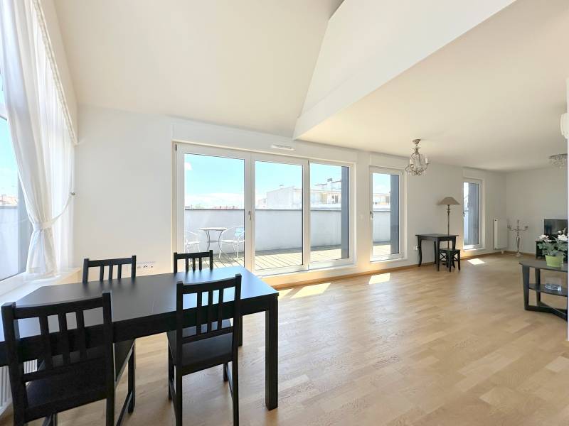 VENDU - NOUVEAU PRIX  - STRASBOURG - DEBUT NEUDORF – PROX. CENTRE-VILLE ET TRAM – DERNIER ETAGE - SUPERBE APPARTEMENT CLIMATISE 6 PIECES AVEC TERRASSE ET GARAGE - IMMEUBLE DE 2017