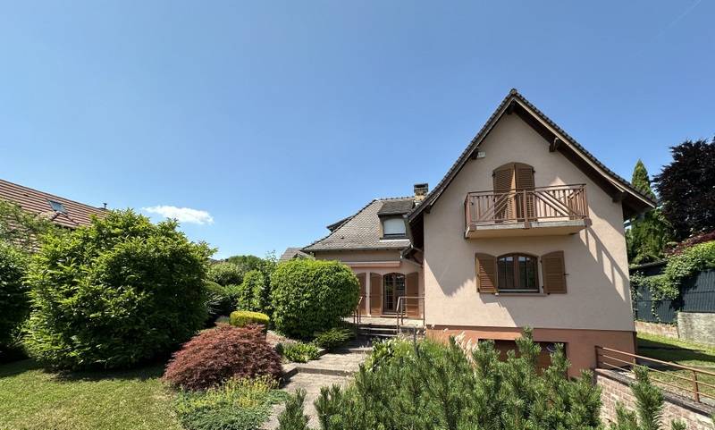 VENDU - EXCLUSIVITE - MITTELHAUSBERGEN – AU CALME - MAISON 124 M² AVEC BEAU JARDIN PAYSAGE – DOUBLE GARAGE + PARKING