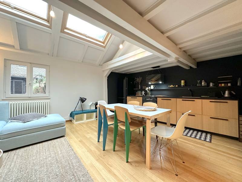 RARE PETITE FRANCE – DERNIER ETAGE – CHARMANT 4 PIECES MEUBLE