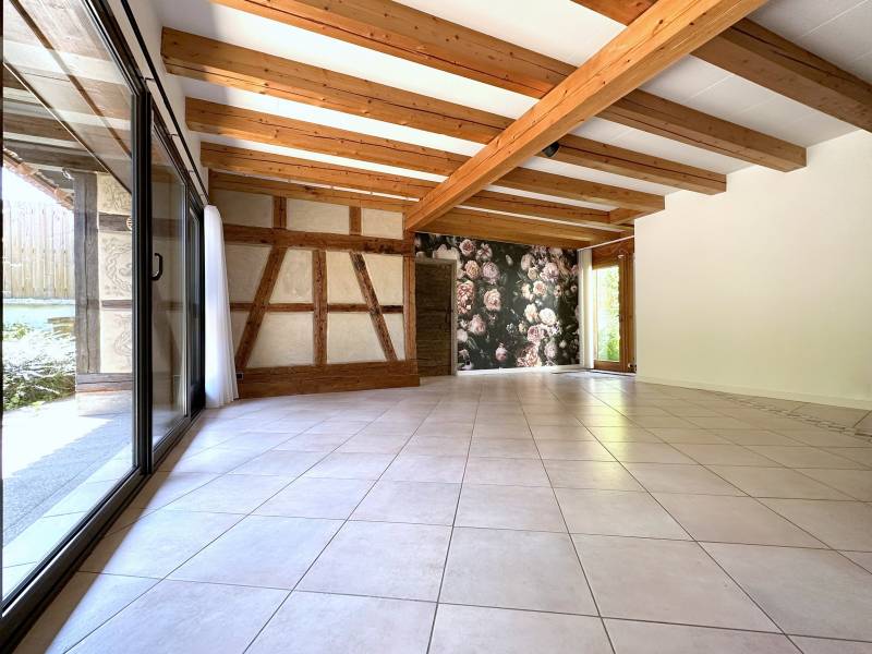 NOUVEAU PRIX - ENTZHEIM – MAISON ALSACIENNE 240 M² – GRANDS VOLUMES  TERRAIN 5,83 ARES