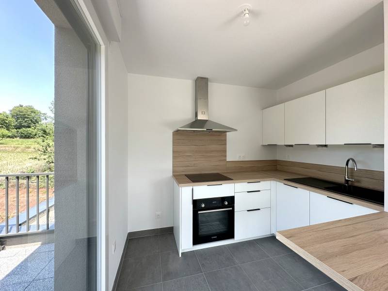 MITTELHAUSBERGEN - ATTIQUE  NEUF 4 PIECES - 75 M²  TERRASSE 37 M² – GARAGE + PARKING