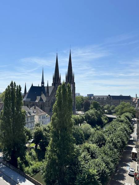 LOUE - STRASBOURG CONTADES – ETAGE ELEVE – APPARTEMENT 3 PIECES – 96 m² – ENTIEREMENT RENOVE – BALCON - CAVE -