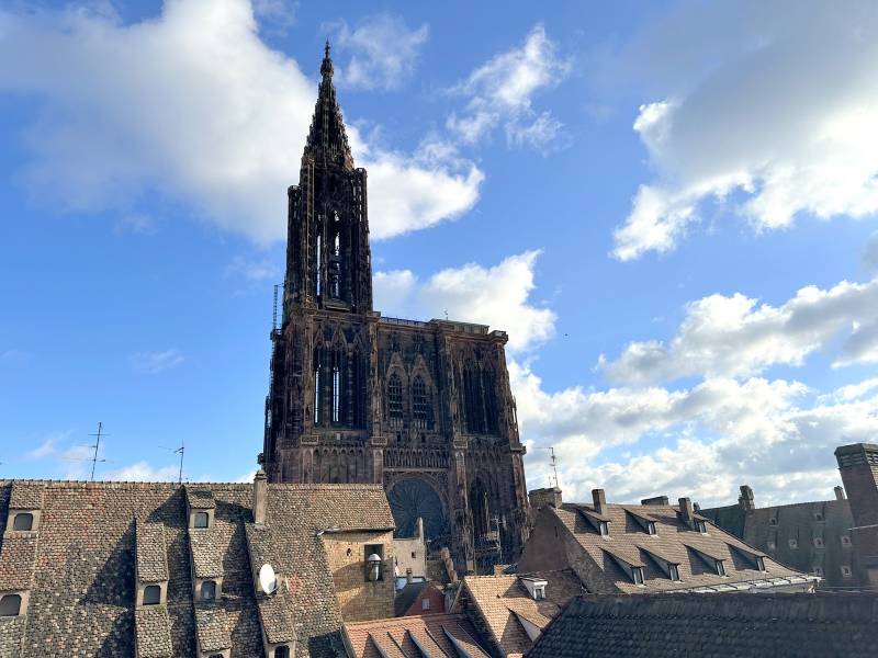 VENDU - STRASBOURG – CENTRE VILLE - VUE CATHEDRALE – DERNIER ETAGE - DUPLEX 249 M² A RENOVER – 3 CAVES ET GARAGE -