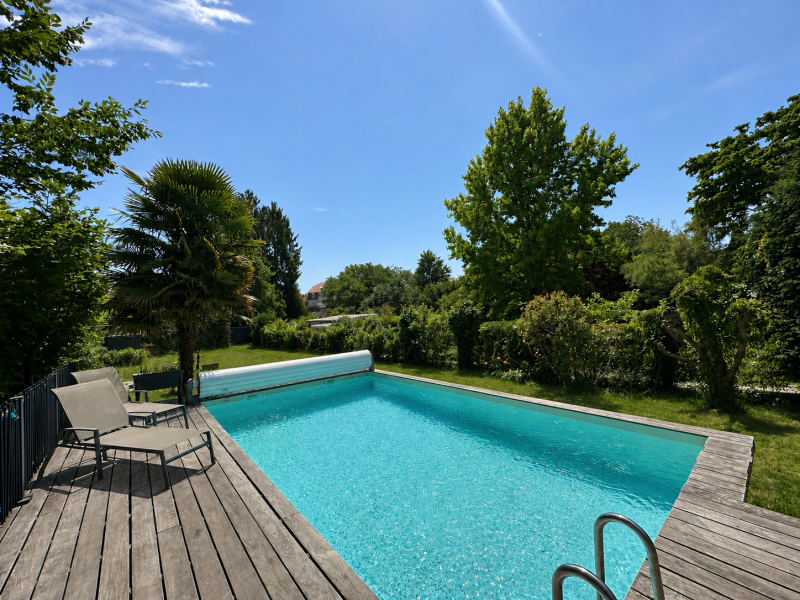 DEBUT ROBERTSAU – AU CALME - APPARTEMENT 172 M² JARDIN PRIVATIF AVEC PISCINE CHAUFFEE – DPE C